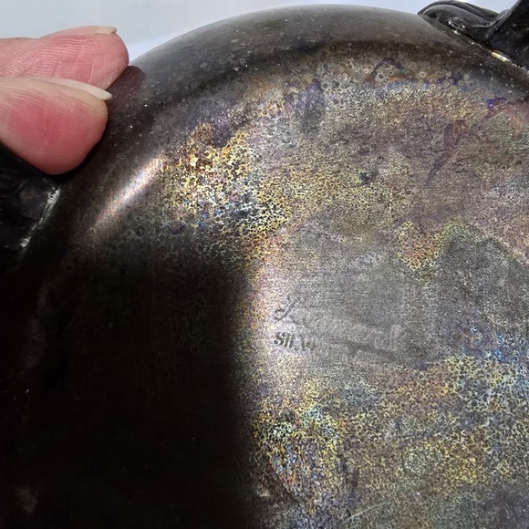 Vintage Leonard Silverplate Footed Water Pitcher With Ice Lip American Victorian - Picture 10 of 11